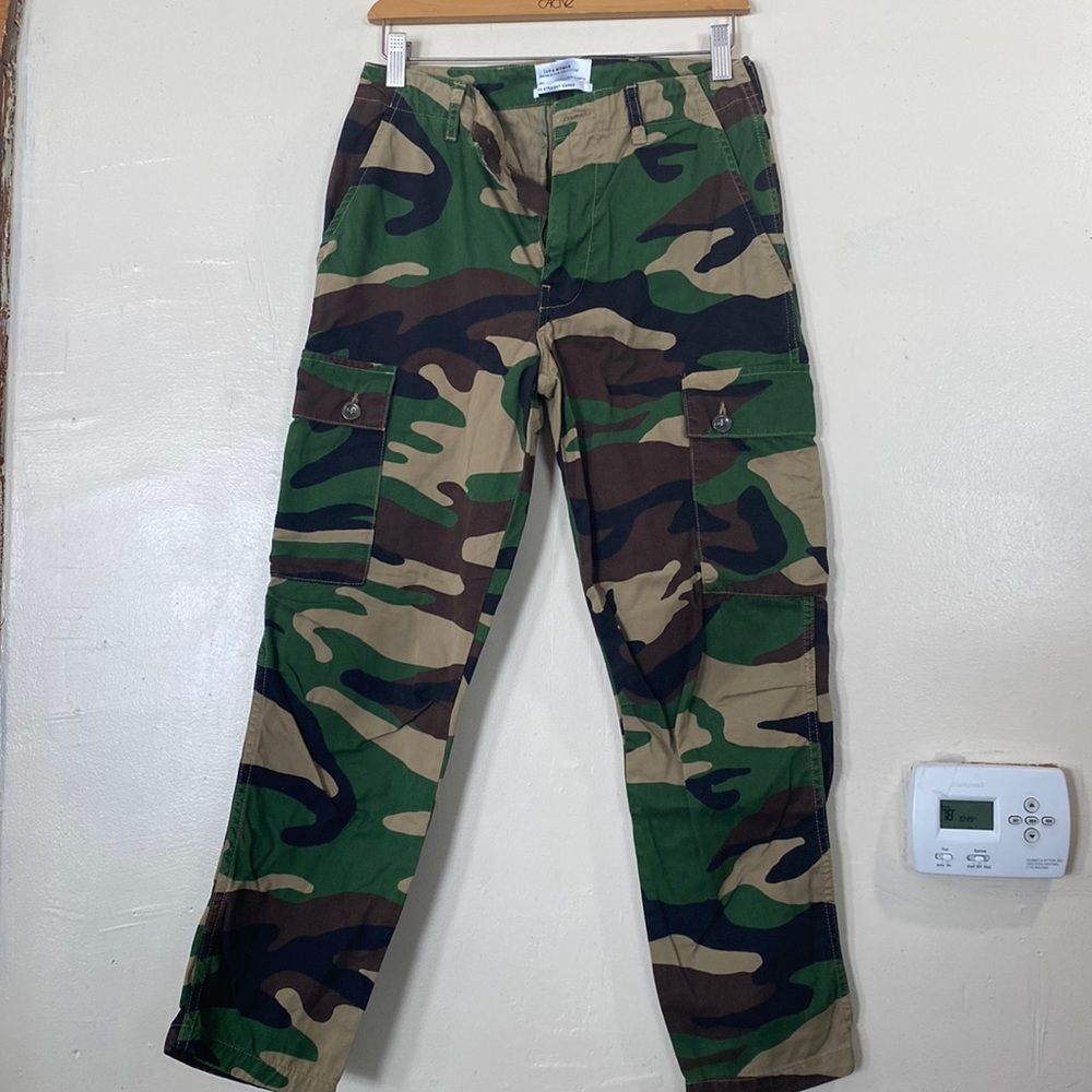 Zara Woman premium Denim Camouflage Cargo pant